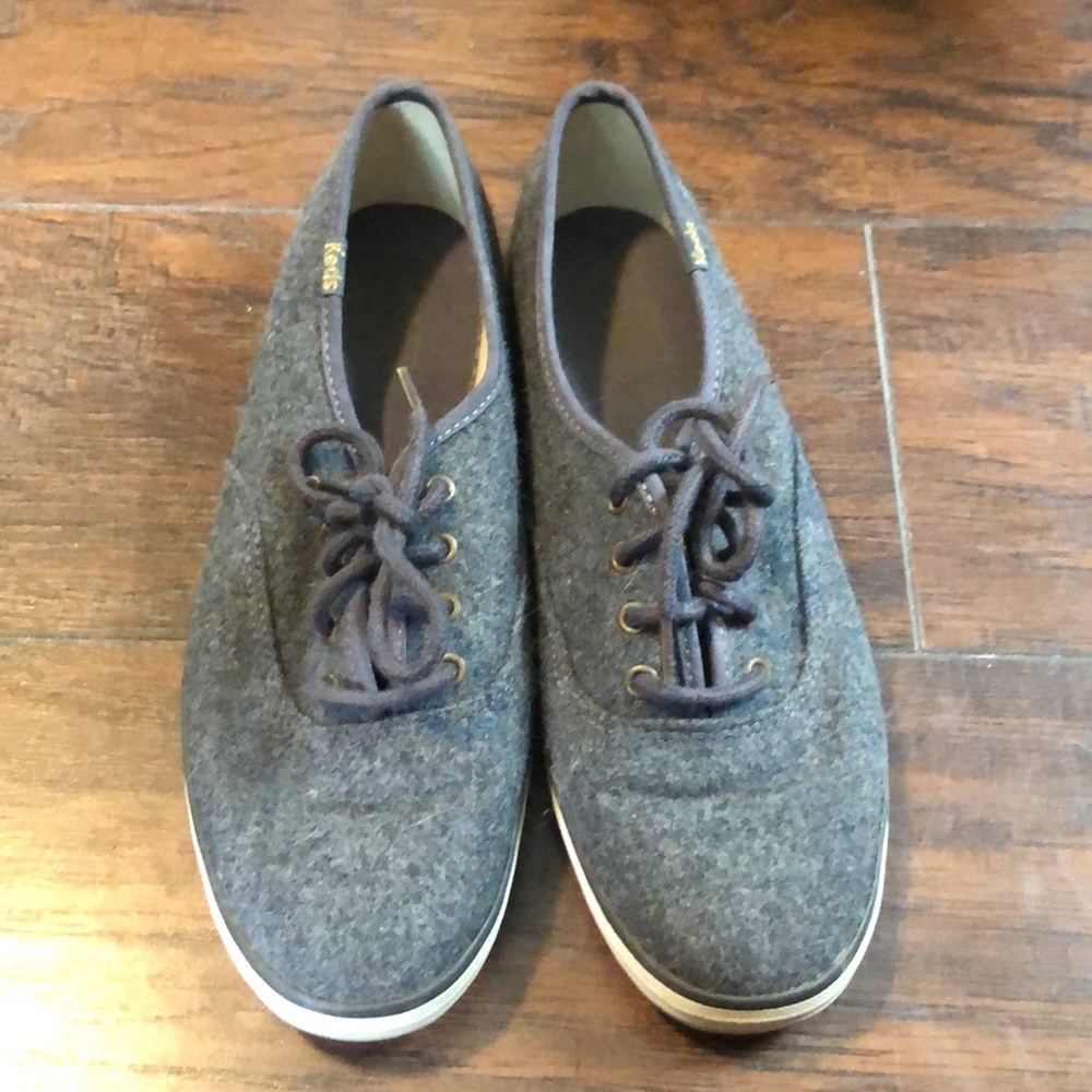 Woven Gray Keds 6.5